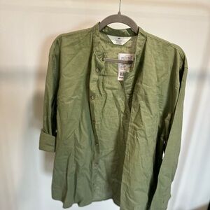 H&M Green Lightweight Shirt Jacket